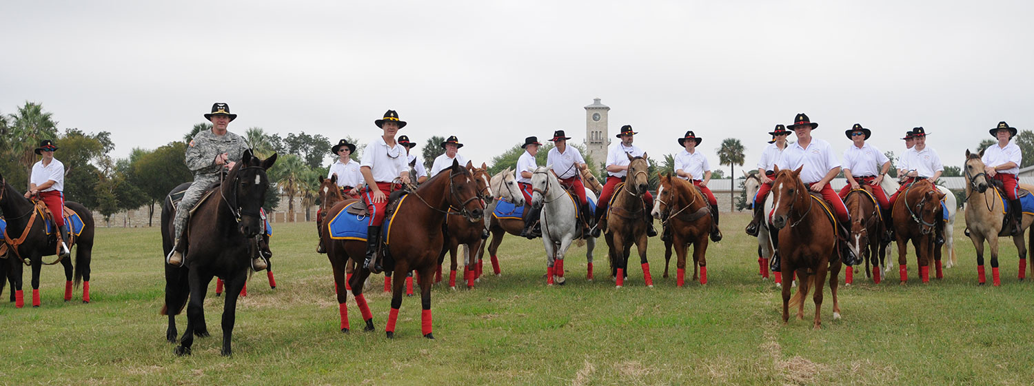 2014 Memorial Ride at Ft. Sam Houston with LTG Perry Wiggins