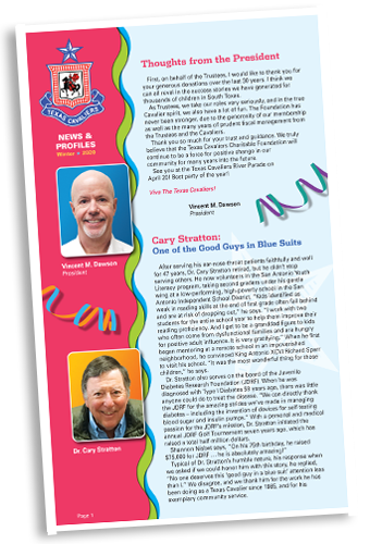 Texas Cavaliers News & Profiles - 2020 winter issue