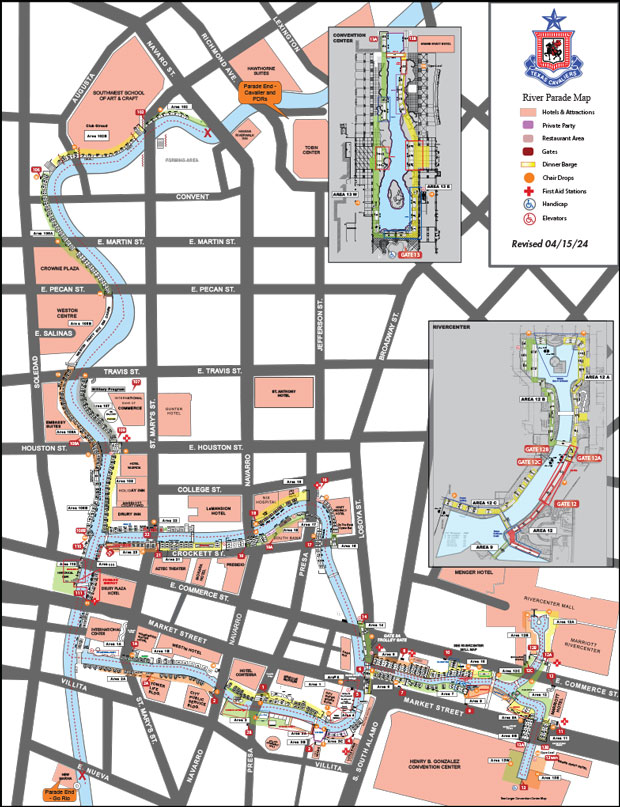 Texas Cavaliers River Parade Seating Chart