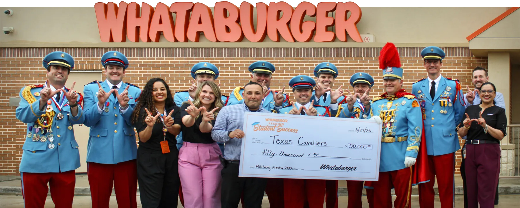 Whataburger Group Photo