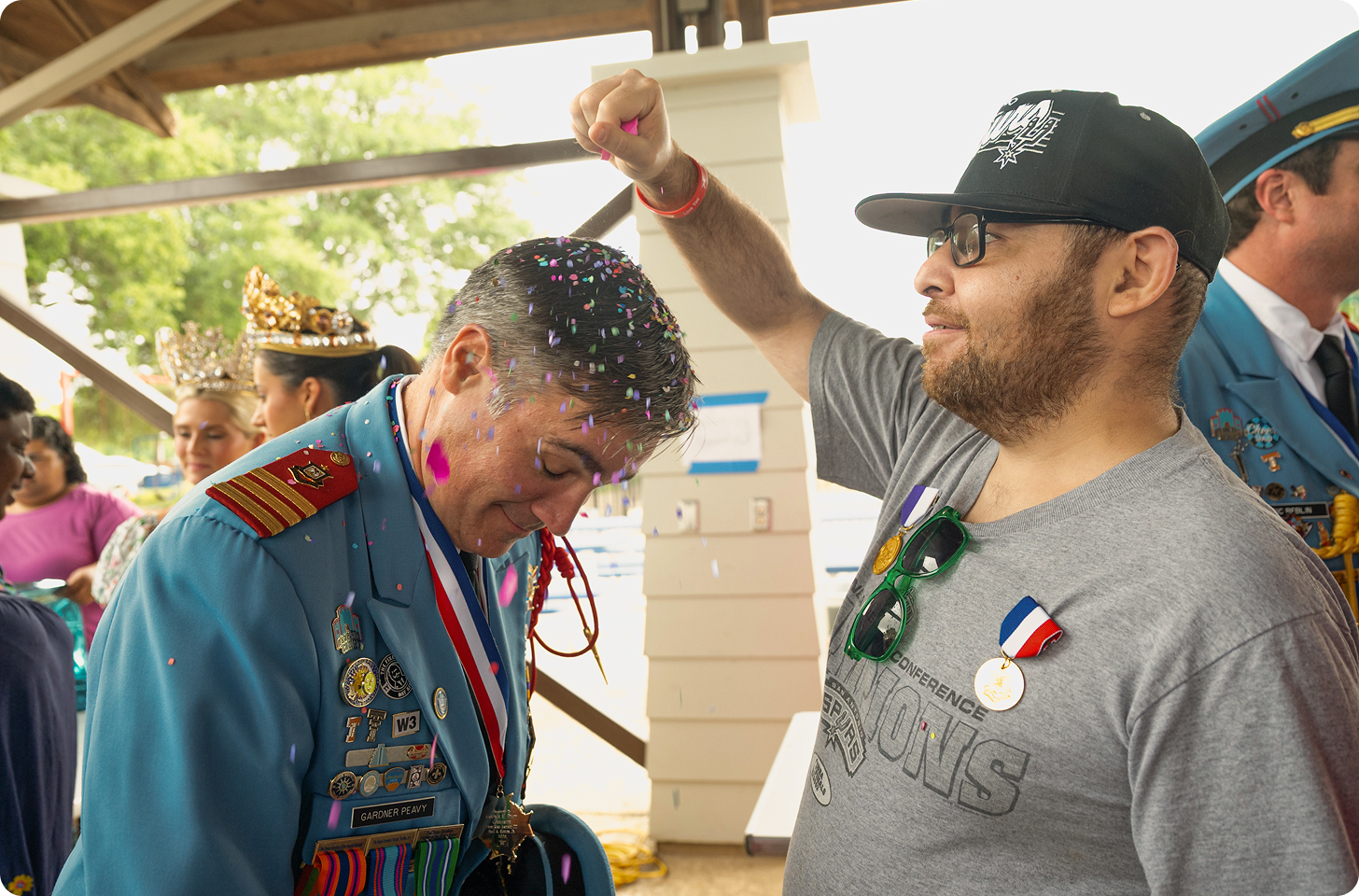 Ceremonial activity. 