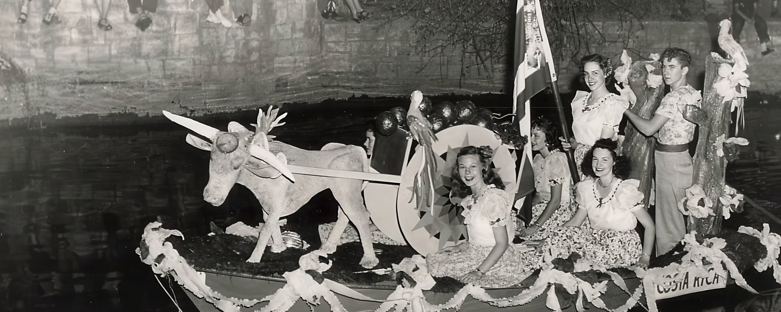 Historic photo of the River Parade