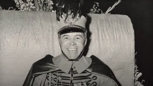 Former King black and white photo.