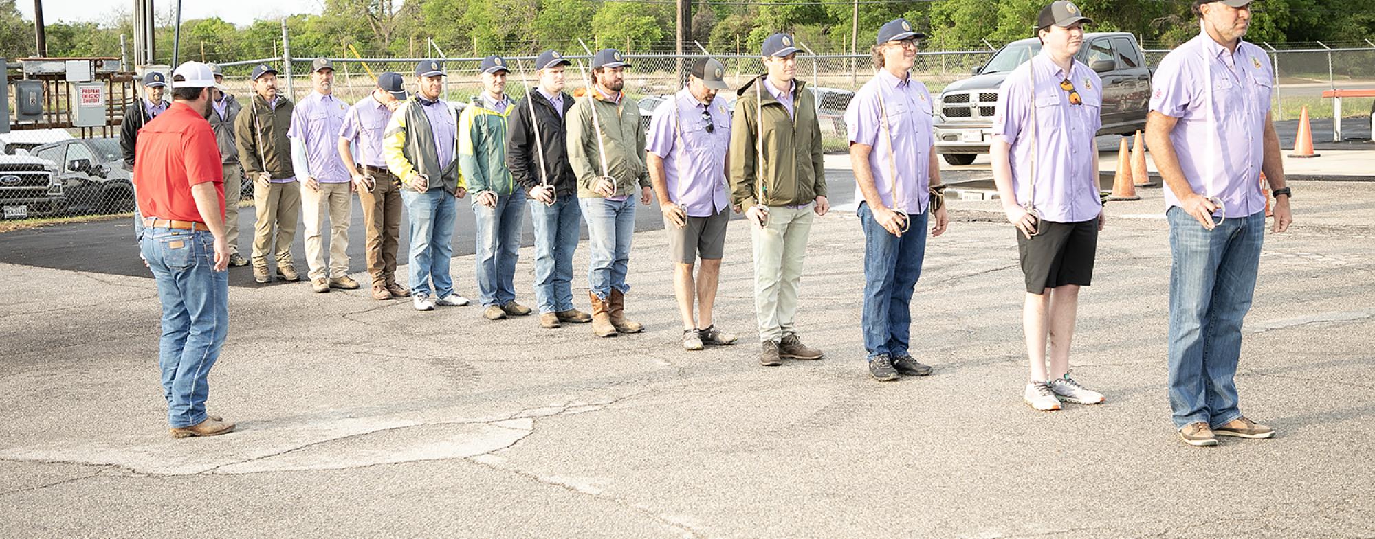 Texas Cavaliers on a work day